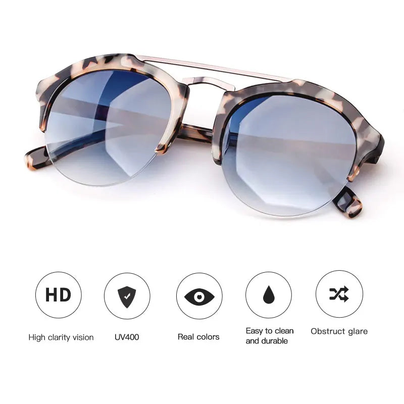 Sunglasses For Women Vintage Luxury Cat Eye Style