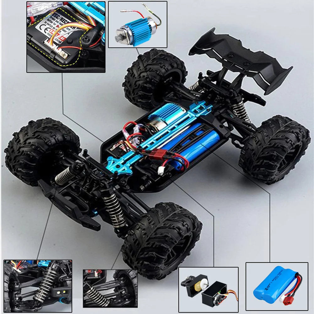 4WD Off Road Monster Truck with Remote Control