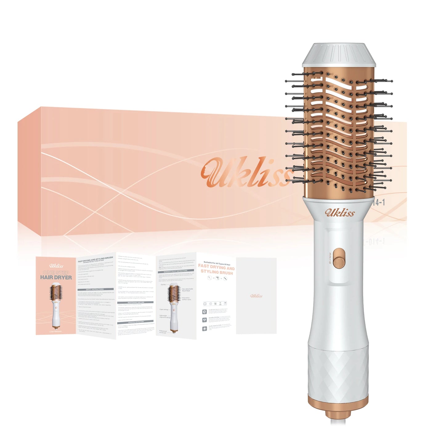 Volumizer Hair Dryer Hair Straightener Curler Comb Roller